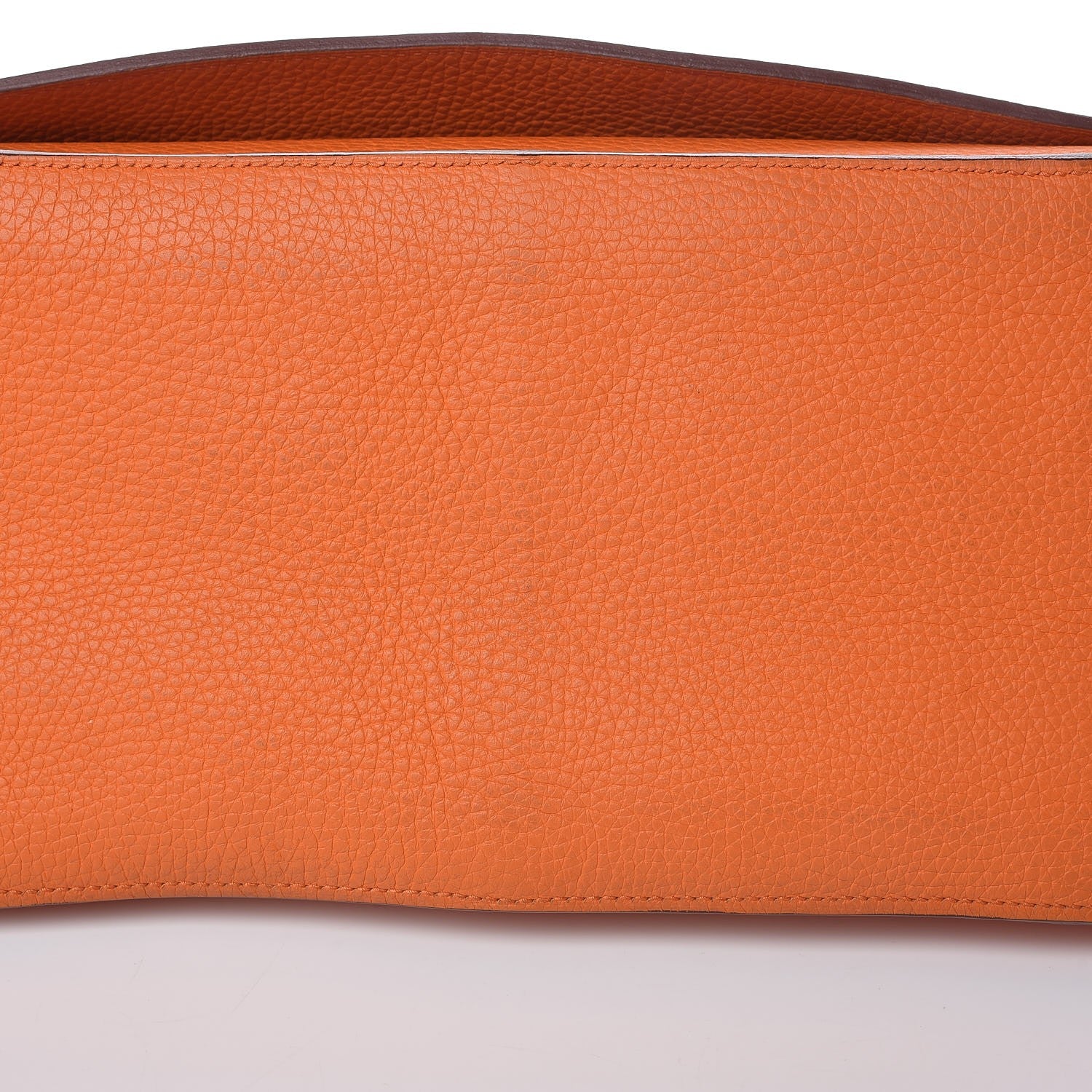 Hermes Taurillon Clemence Jypsiere 34 Orange 11 of 15
