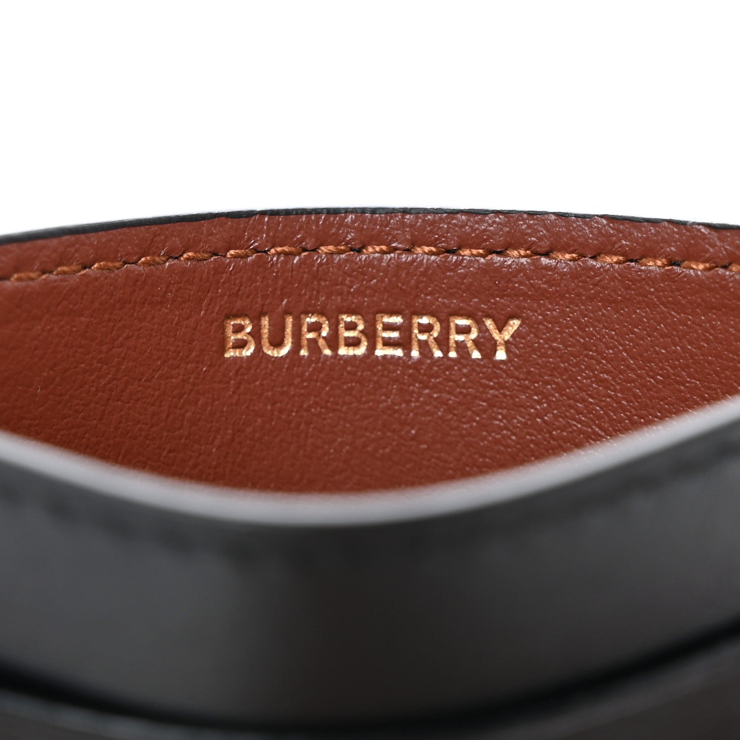 Burberry E-Canvas Calfskin Icon Stripe Card Case Archive Beige 6 of 7