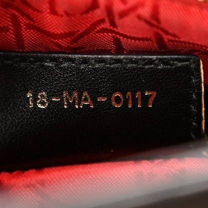 Christian Dior Lambskin Cannage Medium Lady Dior Black 7 of 11