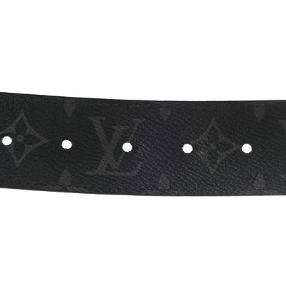 Louis Vuitton Monogram Eclipse Taigarama 40mm LV Initiales Reversible Belt 105 42 Black 5 of 5