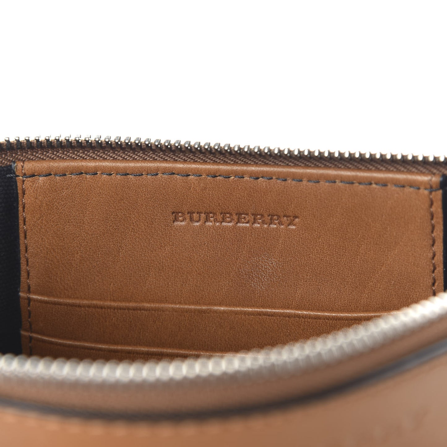 Mega Check Peyton Crossbody Clutch Bag Saddle Brown