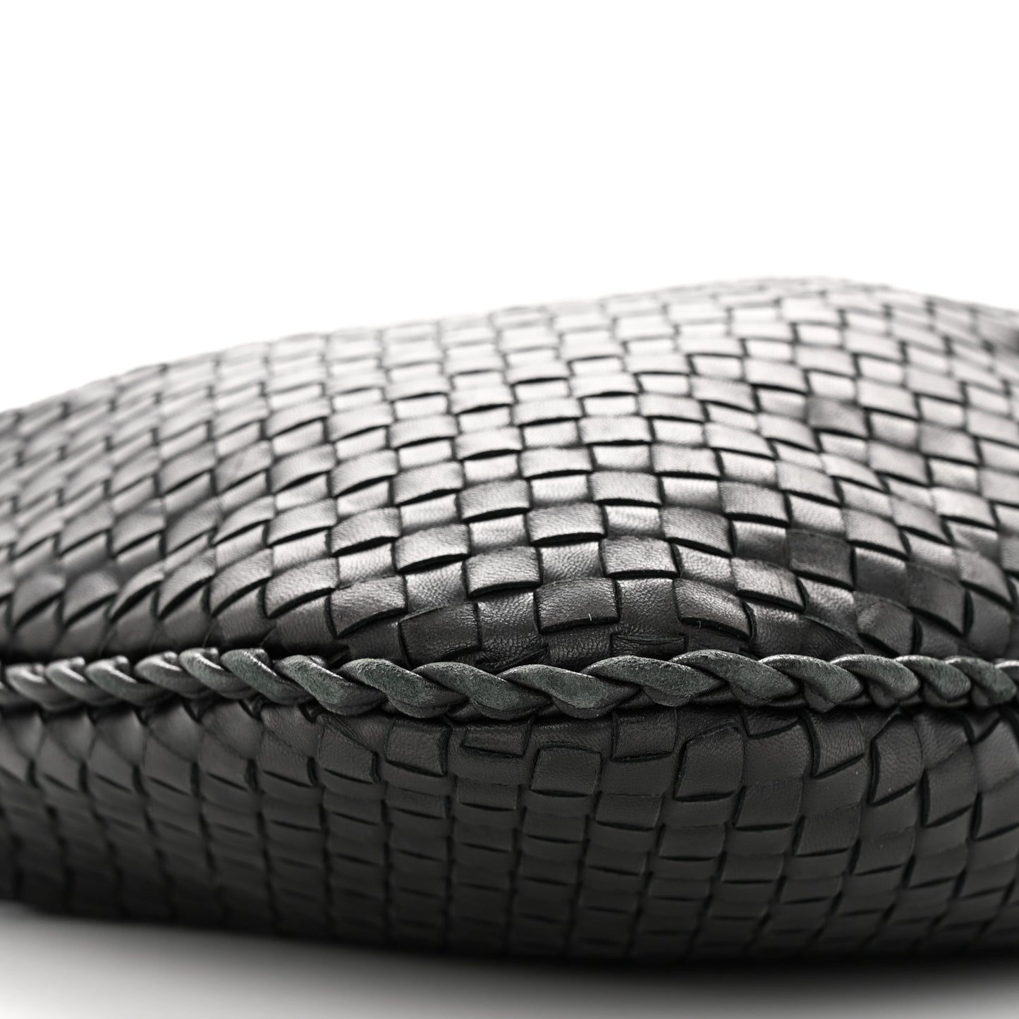 Nappa Intrecciato Large Veneta Hobo Black