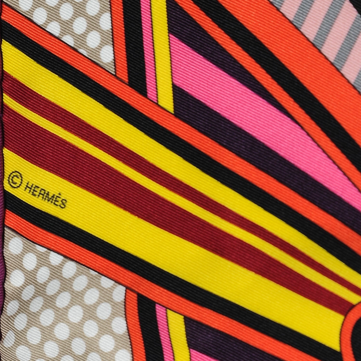 Hermes Silk Pegase Pop Scarf 70 Rose Beige Vert 5 of 7