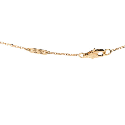 Van Cleef & Arpels 18K Yellow Gold Mother of Pearl Sweet Alhambra Pendant Necklace 4 of 6
