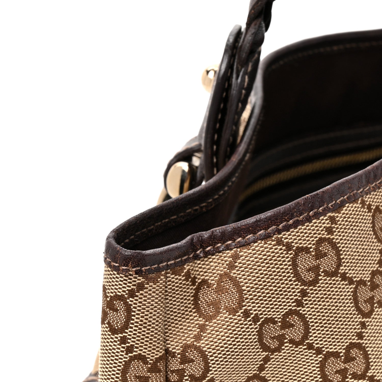 Gucci Monogram Small Pelham Shoulder Bag Dark Brown 12 of 12