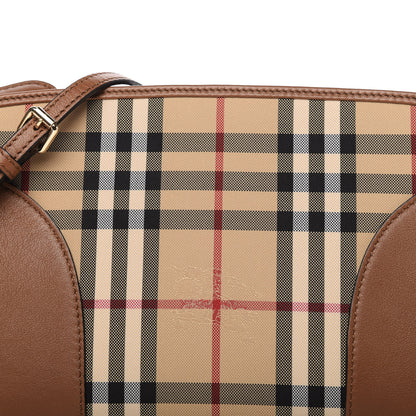 Burberry Horseferry Check Small Chichester Crossbody Clutch Bag Honey Tan 9 of 9