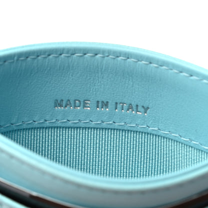 Chanel Lambskin Quilted Card Holder Light Blue 7 of 8