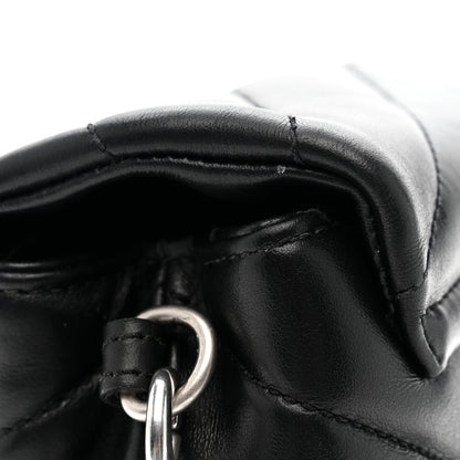 Saint Laurent Calfskin Y Quilted Monogram Toy Loulou Crossbody Bag Black 11 of 15