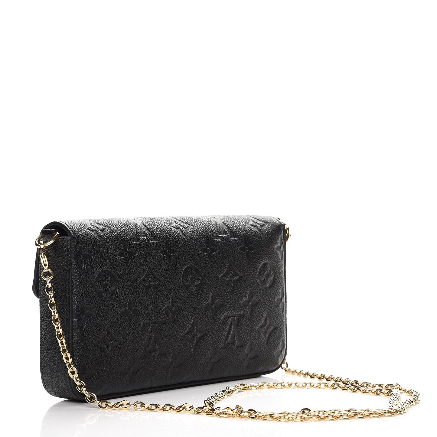 Empreinte Pochette Felicie Chain Wallet Black