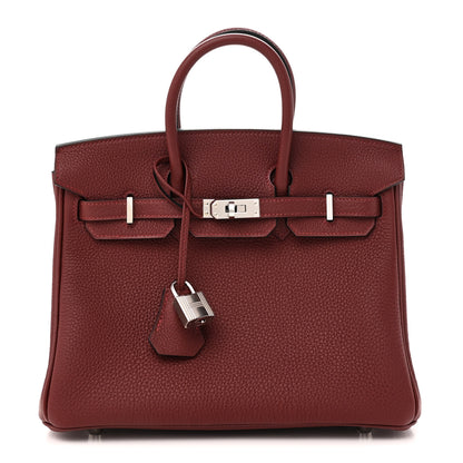 Hermes Togo Birkin 25 Rouge H 1 of 11