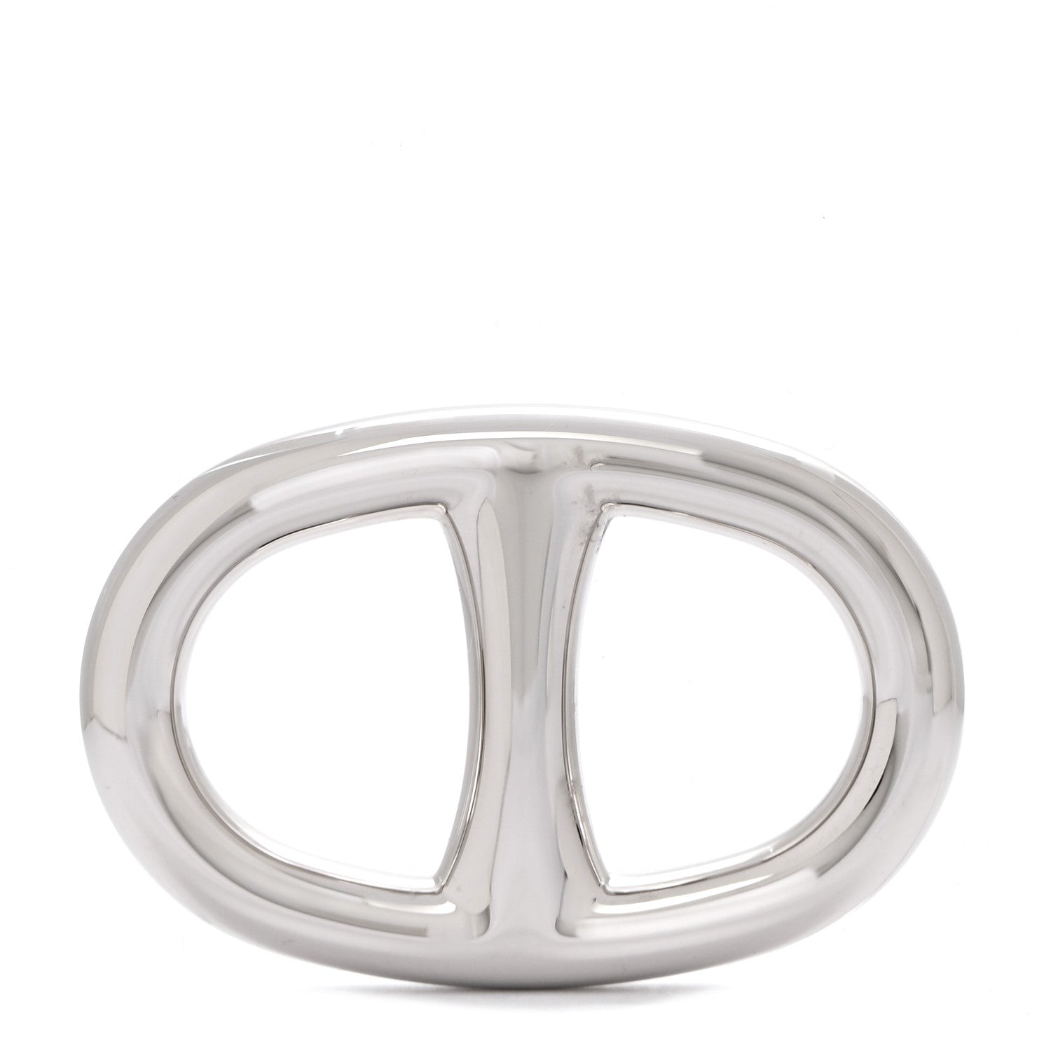 Hermes Palladium Chaine D'Ancre Scarf Ring 1 of 3