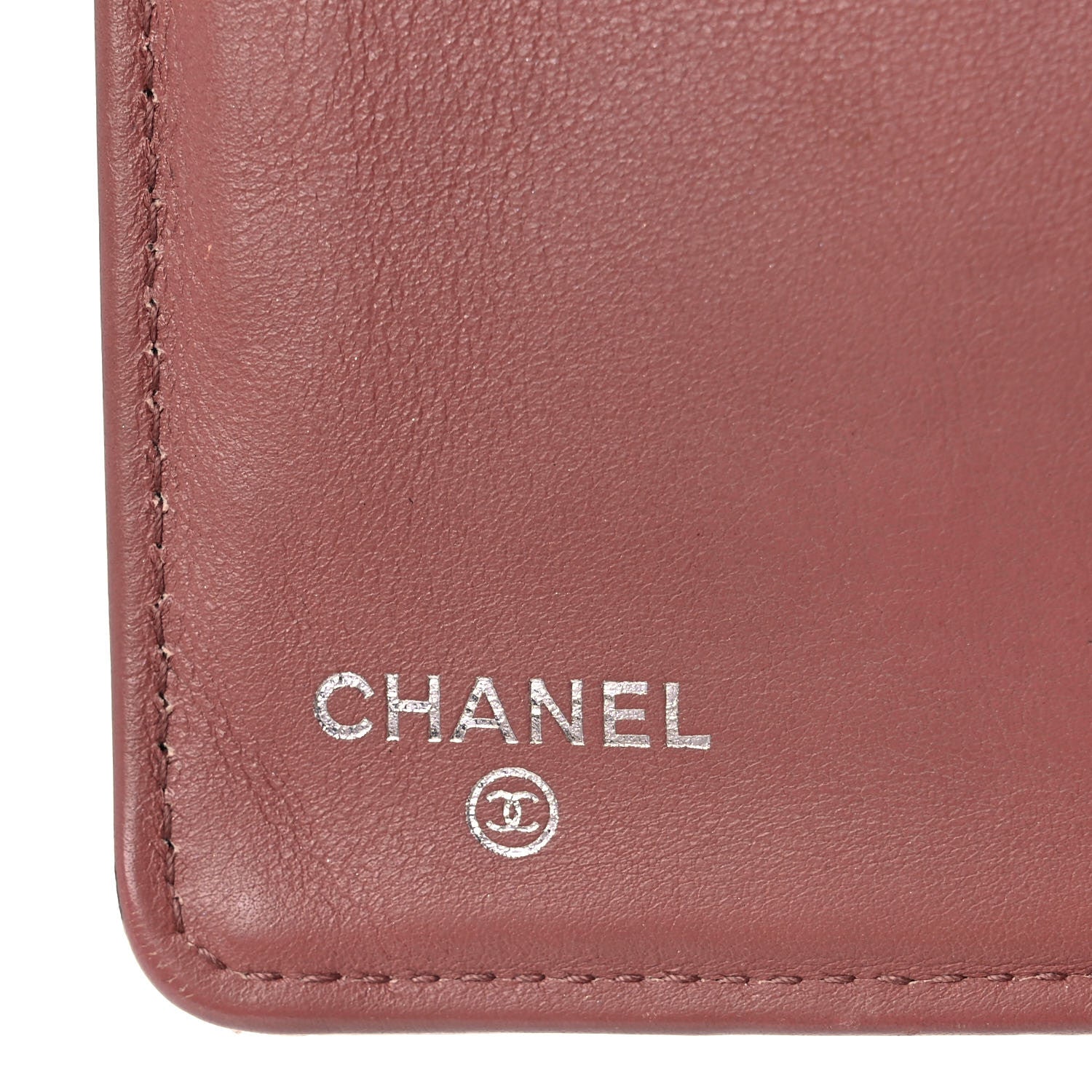 Chanel Striated Patent Yen Wallet Pink 6 of 20