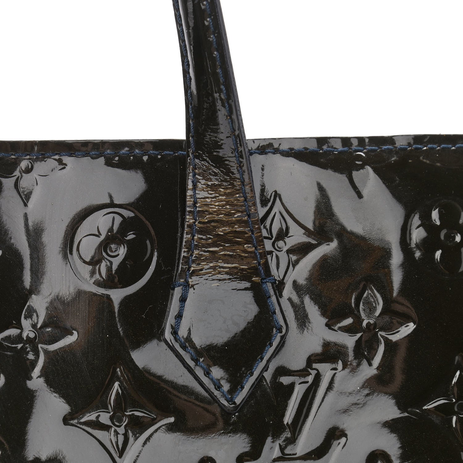 Louis Vuitton Vernis Wilshire MM Blue Infini 11 of 17