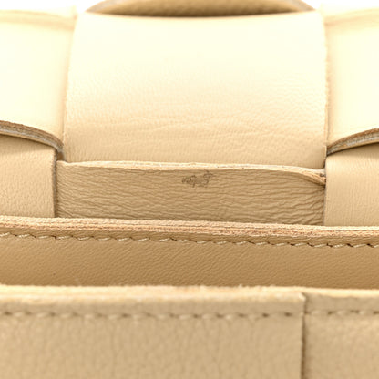 Bottega Veneta Grained Calfskin Maxi Intrecciato Cassette Crossbody Bag Porridge 11 of 11