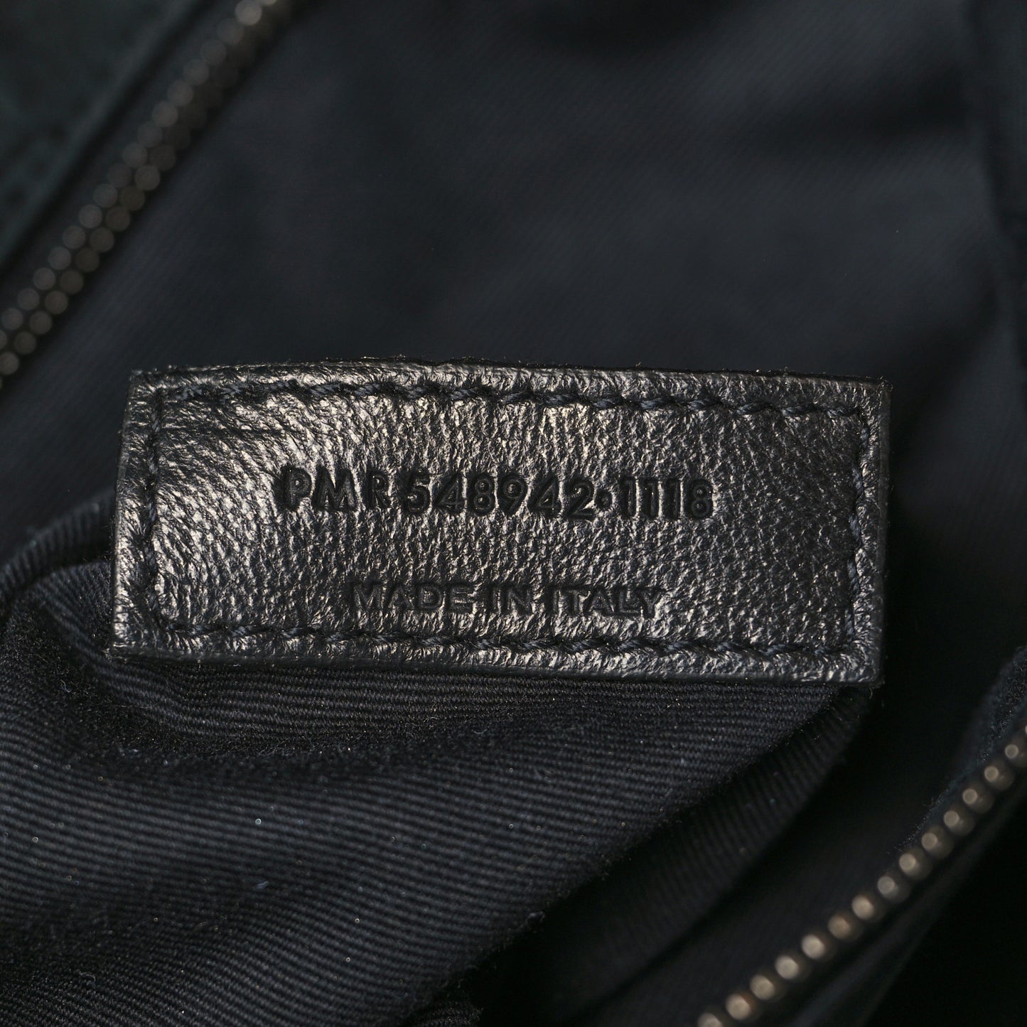 Nubuck Crocodile Embossed Monogram Medium Niki Chain Satchel Black