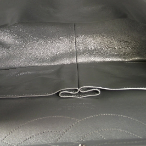 Distressed Leather 2.55 Reissue 227 Jumbo Flap Silver