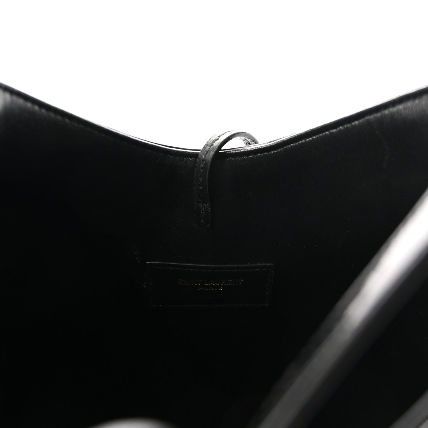 Patent Calfskin Rendez-Vous Hobo Black