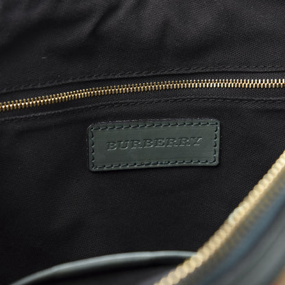Burberry Bridle Calfskin House Check Small Orchard Bowling Bag Green 8 of 13