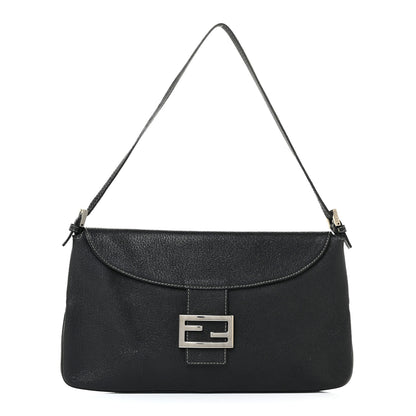 Fendi Calfskin Baguette Black 1 of 17
