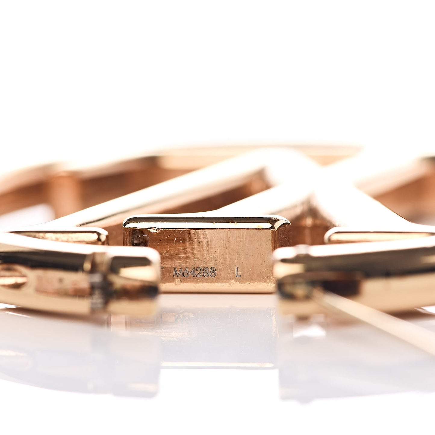 Metal Louise Hoop Earrings Gold