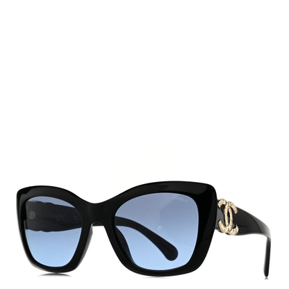 Chanel Acetate Square Sunglasses 71395A Navy 1 of 7
