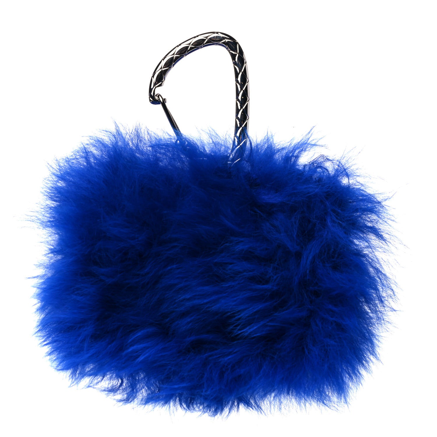 Chanel Shearling Lambskin CC Hook Card Holder Blue 3 of 11