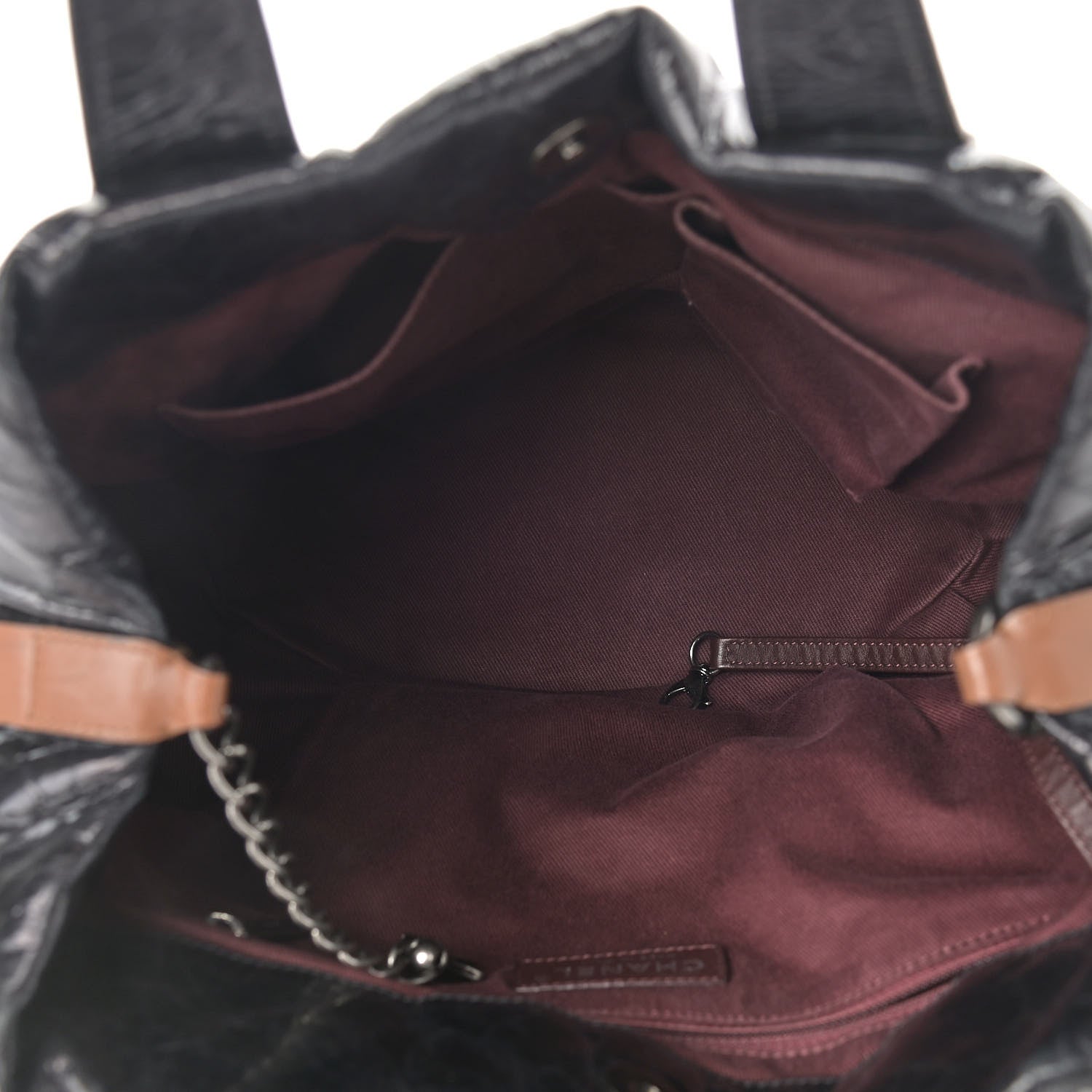 Chanel Iridescent Calfskin Small In The Mix Tote Black 4 of 10