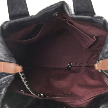 Chanel Iridescent Calfskin Small In The Mix Tote Black 4 of 10
