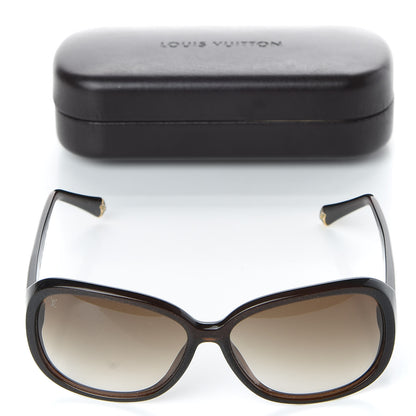 Louis Vuitton Acetate Obsession GM Sunglasses Z0459W Brown Glitter 8 of 8