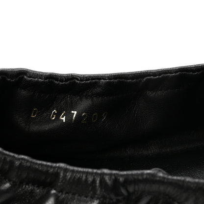 Chanel Lambskin CC Turnlock Ballerina Flats 37 Black 9 of 10