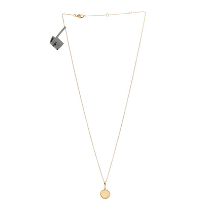 David Yurman 18K Yellow Gold Small Engravable Circle Charm Necklace 2 of 3
