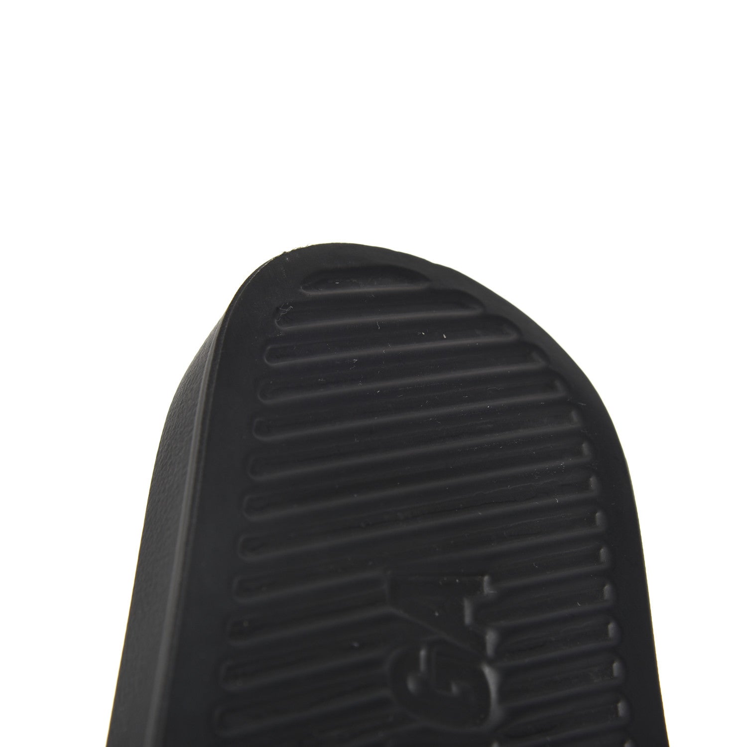 Balenciaga PVC Logo Womens Pool Slide Sandals 38 Black White 9 of 14