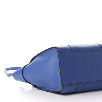 Mulberry Small Classic Grain Small Bayswater Zip Tote Porcelain Blue 7 of 9