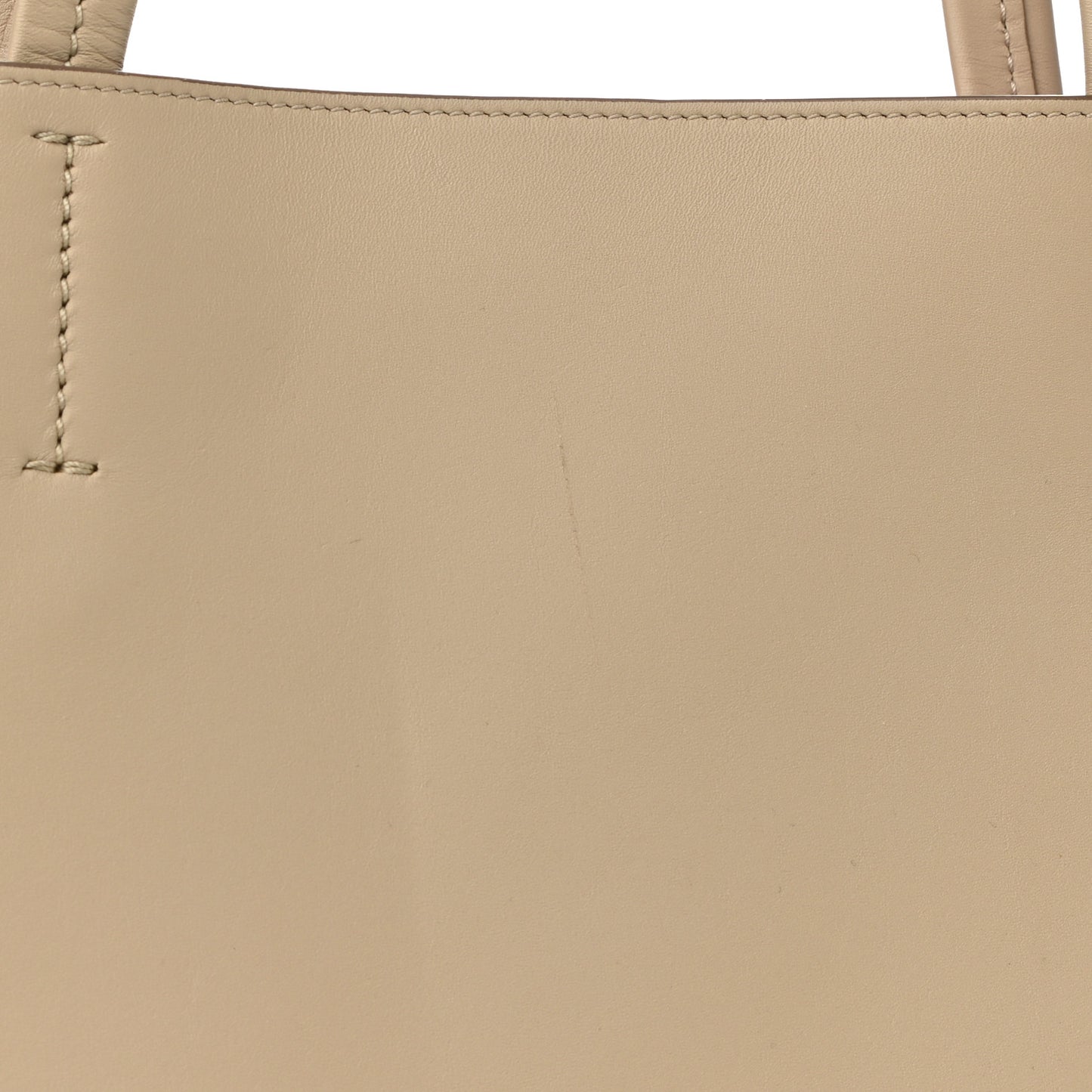 Smooth Calfskin Small Belt Cabas Phantom Beige