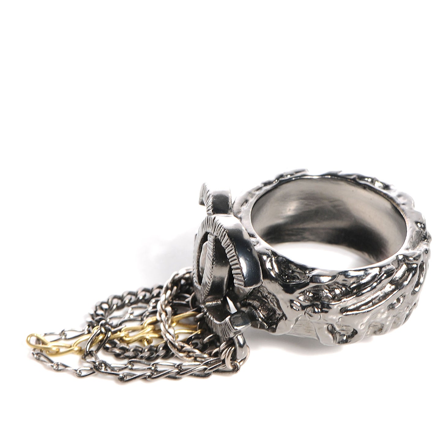 CC Chain Ring Dark Silver 6.5
