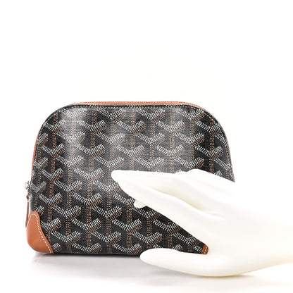 Goyard Goyardine Vendome Toiletry Pouch Black Gold 2 of 9