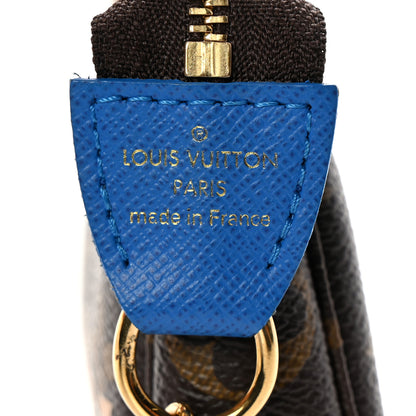 Louis Vuitton Monogram 2019 Christmas Animation Mini Venice Pochette Accessories Blue 6 of 8