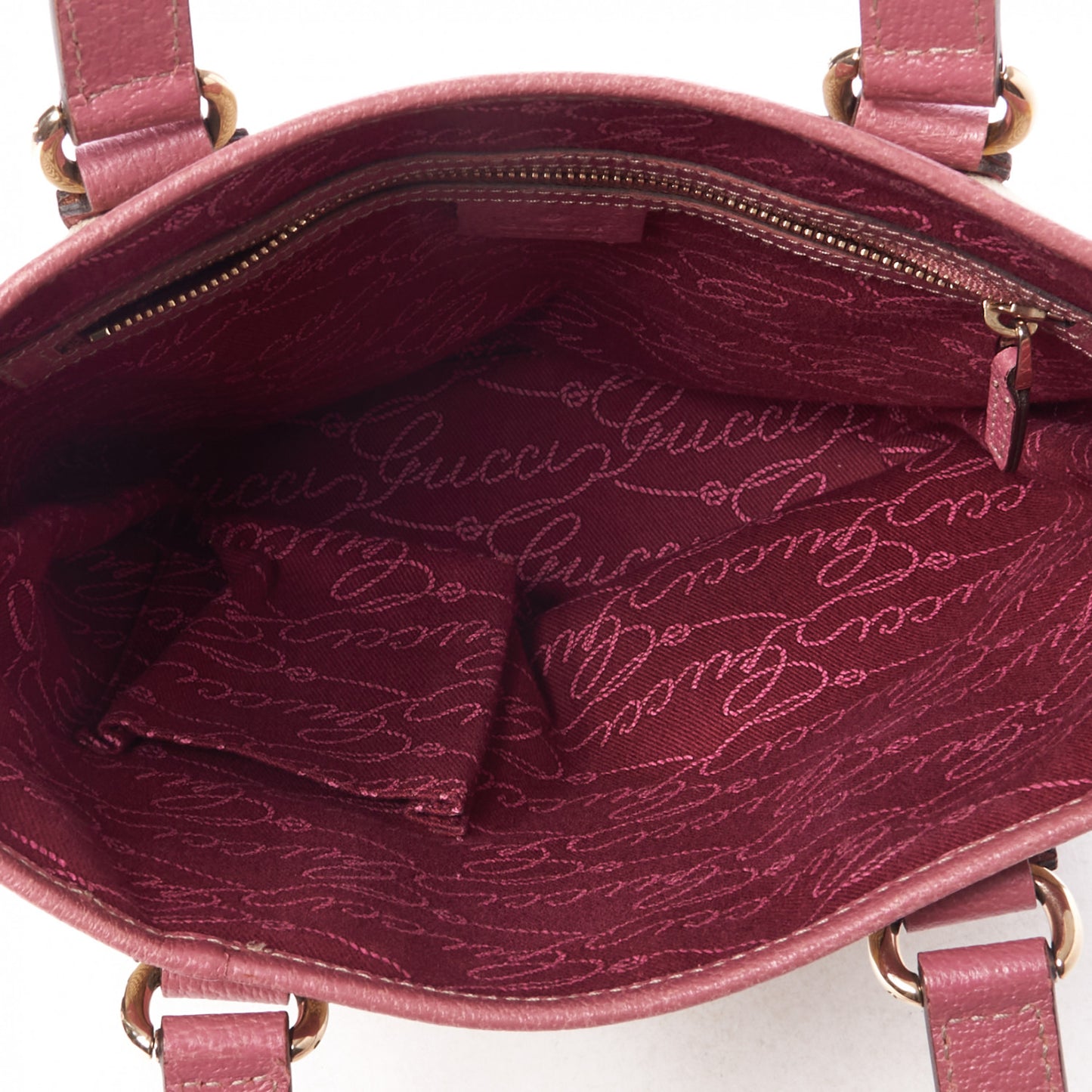 Monogram Small Charmy Tote Pink