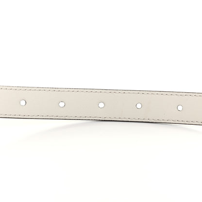 Gucci Calfskin Double G 20mm Belt 80 32 Mystic White 5 of 5