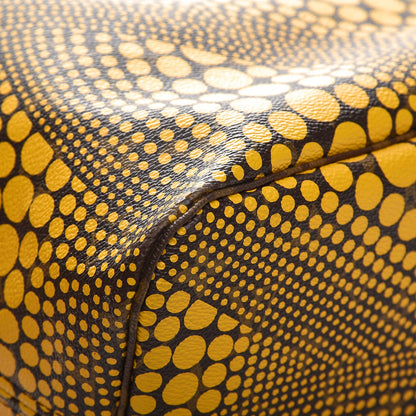 Louis Vuitton Monogram Kusama Waves Neverfull MM Yellow 8 of 11