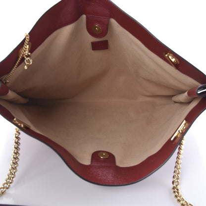 Gucci Calfskin Large Rajah Chain Tote Romantic Cherry 5 of 10