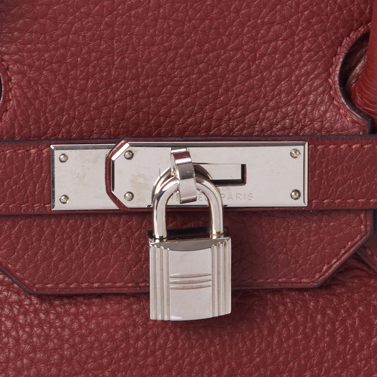 Taurillon Clemence Birkin 35 Rouge H