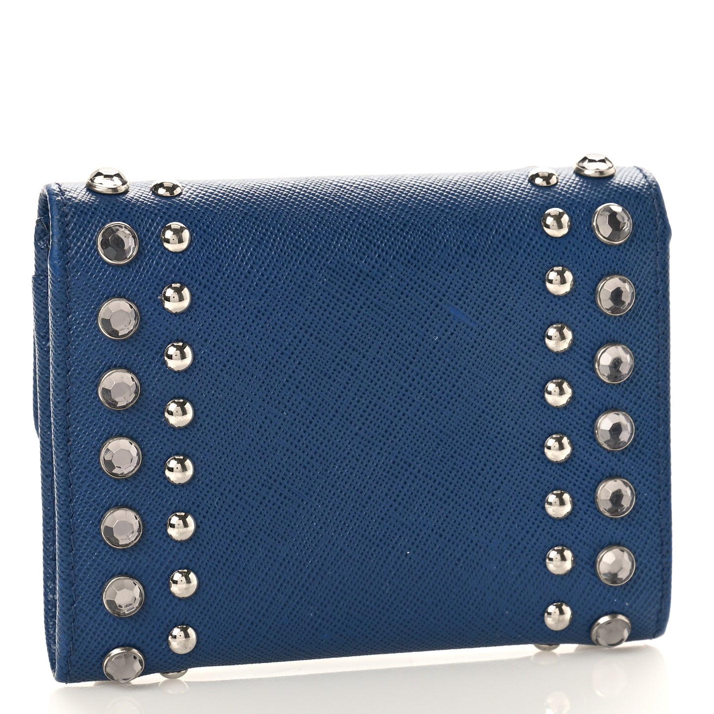 Saffiano Crystal Card Holder