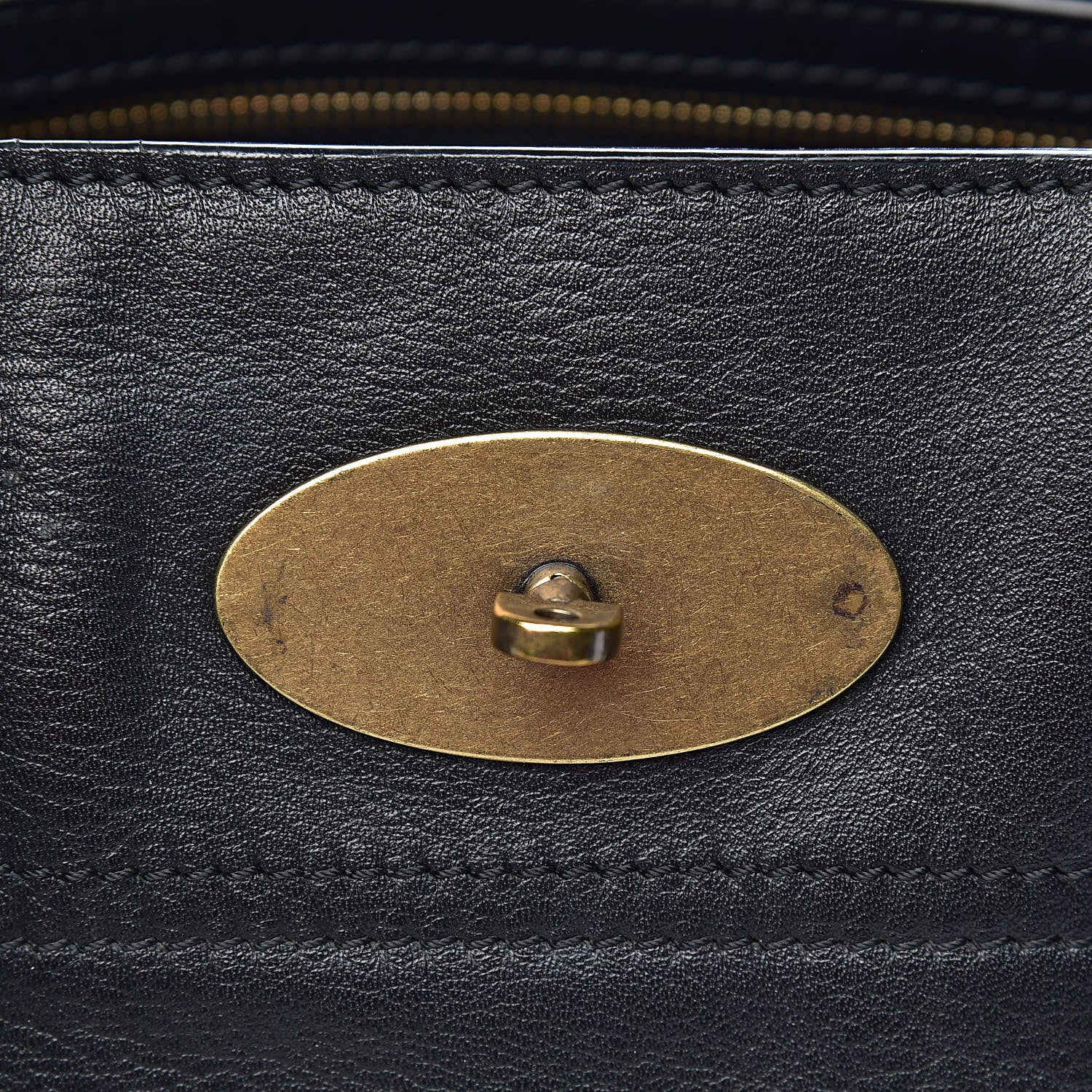 Mulberry Natural Leather Bayswater Black 9 of 15