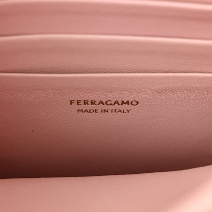 Salvatore Ferragamo Calfskin Hug Two Tone Smartphone Holder Black Nylund Pink 6 of 9