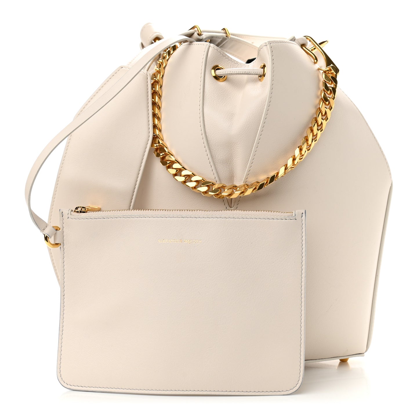 Calfskin The Bucket Bag White