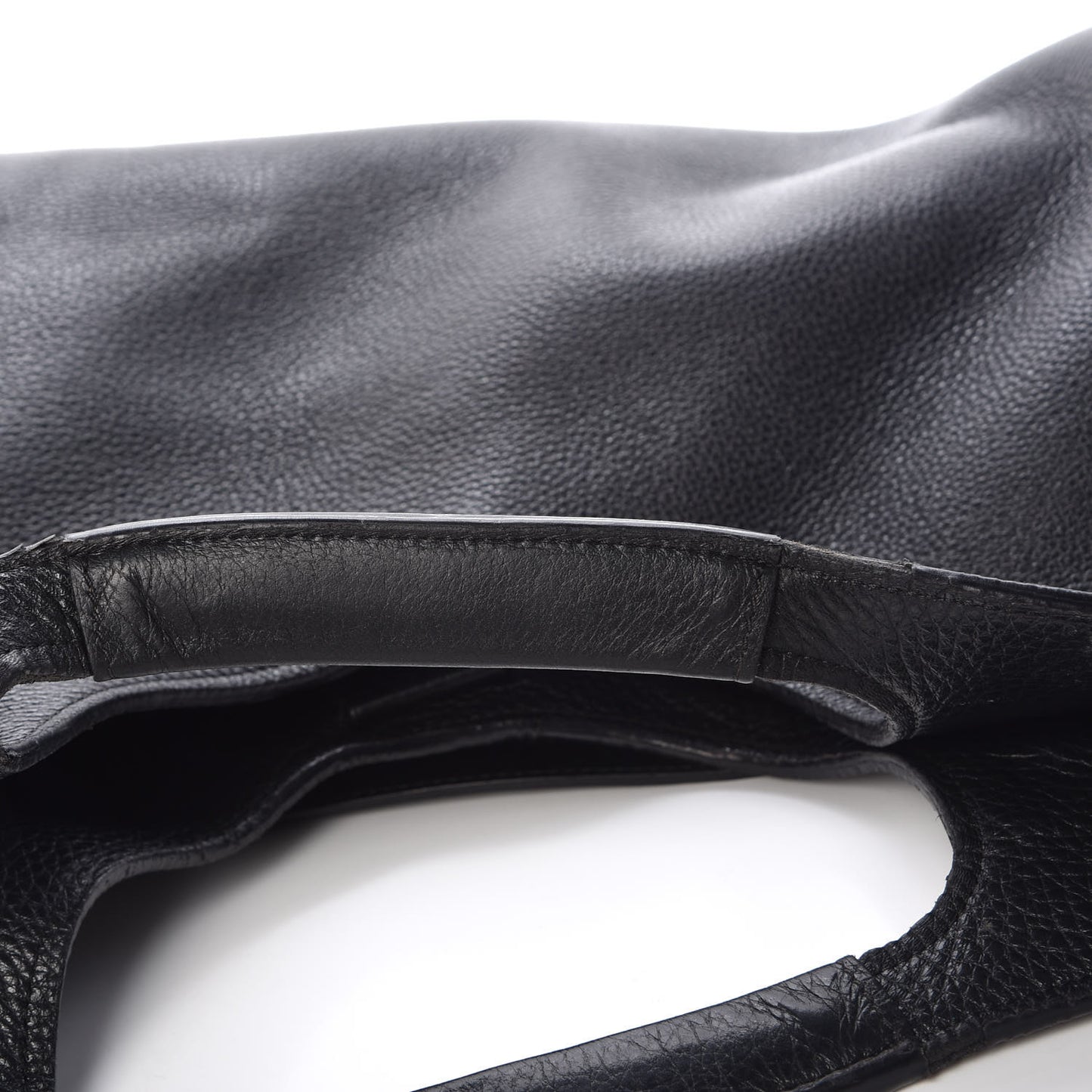 Calfskin Large Alix Padlock Zip Shoulder Bag Black