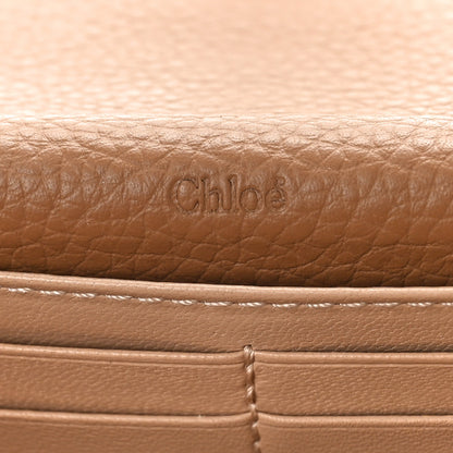 Chloe Calfskin Marcie Continental Flap Wallet Nut 6 of 8