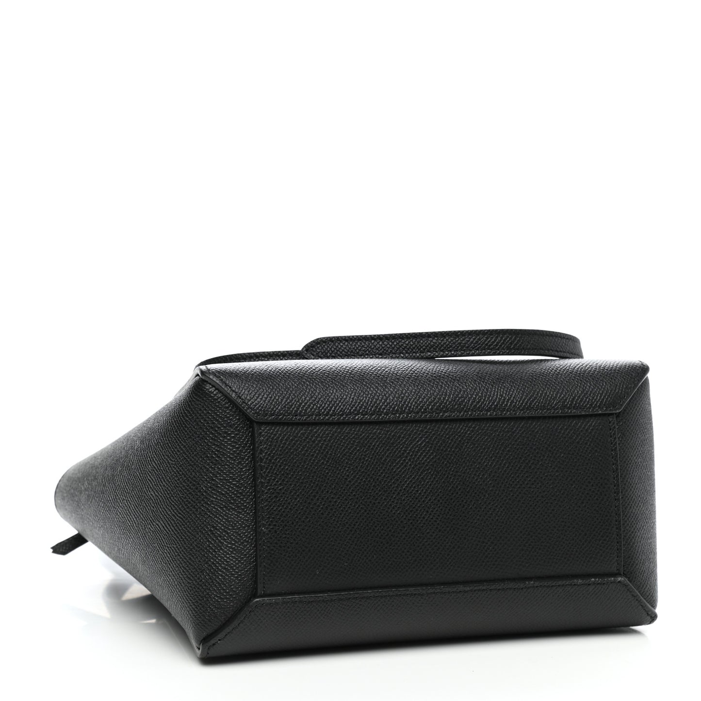 Grained Calfskin Nano Belt Bag Black