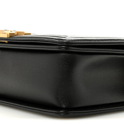 Chanel Caviar Quilted New Medium Boy Flap Black 10 of 11